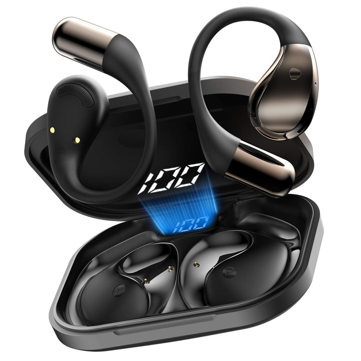 Open Ear Kopfhörer Bluetooth 6.0, 2026 Kopfhörer Kabellos Bluetooth HiFi Stereo mit HD Mic, 40H Spie
