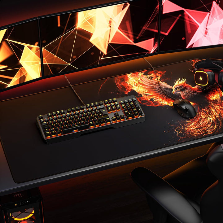 Titanwolf XXXL Übergrösse Mauspad 1200x600mm, Gaming Mousepad Gross,120x60 cm Tischunterlage Large S
