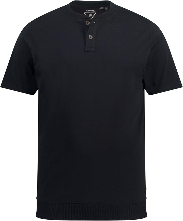 JP 1880 Herren grosse Grössen Übergrössen Menswear L-8XL Henley, Bauchfit, Halbarm, Rundhals 818628