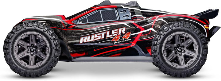 TRAXXAS Rustler 4x4 blau RTR BL-2S Brushless ohne Akku/Lader 1/10 Stadium Truck