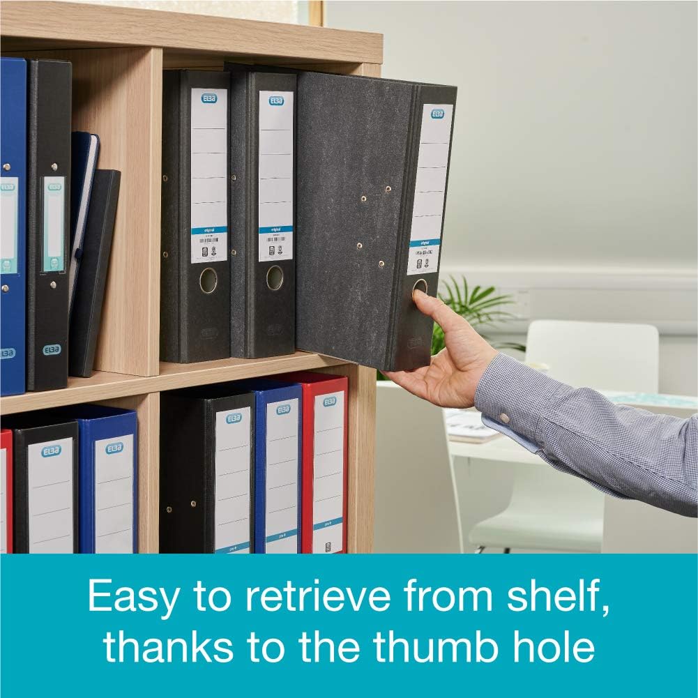 Elba, Aktenordner, A4, Schwarz, 10 Stück Single, Single