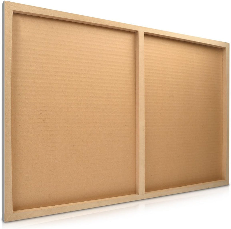 Navaris Magnettafel Magnetpinnwand Memoboard zum Beschriften - 60x40 cm Notiztafel div. Designs - Ta