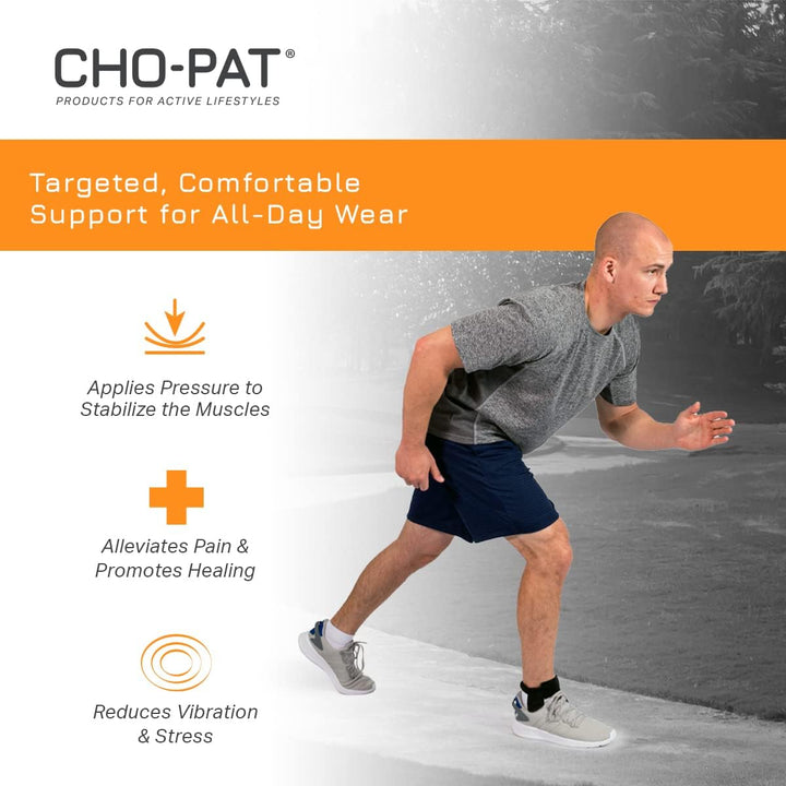Cho-Pat gross schwarz Achilles Tendon Strap