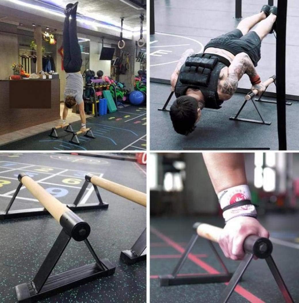 Holz-Parallettes, Liegestützstange aus Holz, Liegestütze, Liegestütz-Ständer, Muskeltraining, Fitnes