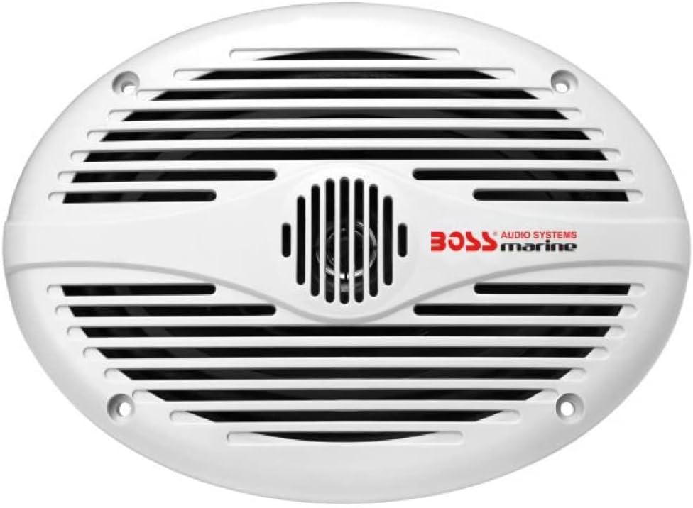 KIT-Set FÜR BOSS Audio Systems MR690 oval 2-Wege 6 x 9 15 x 23 cm 175 Watt RMS 350 Watt Max 4 Ohm wa