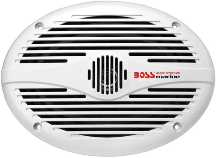 KIT-Set FÜR BOSS Audio Systems MR690 oval 2-Wege 6 x 9 15 x 23 cm 175 Watt RMS 350 Watt Max 4 Ohm wa