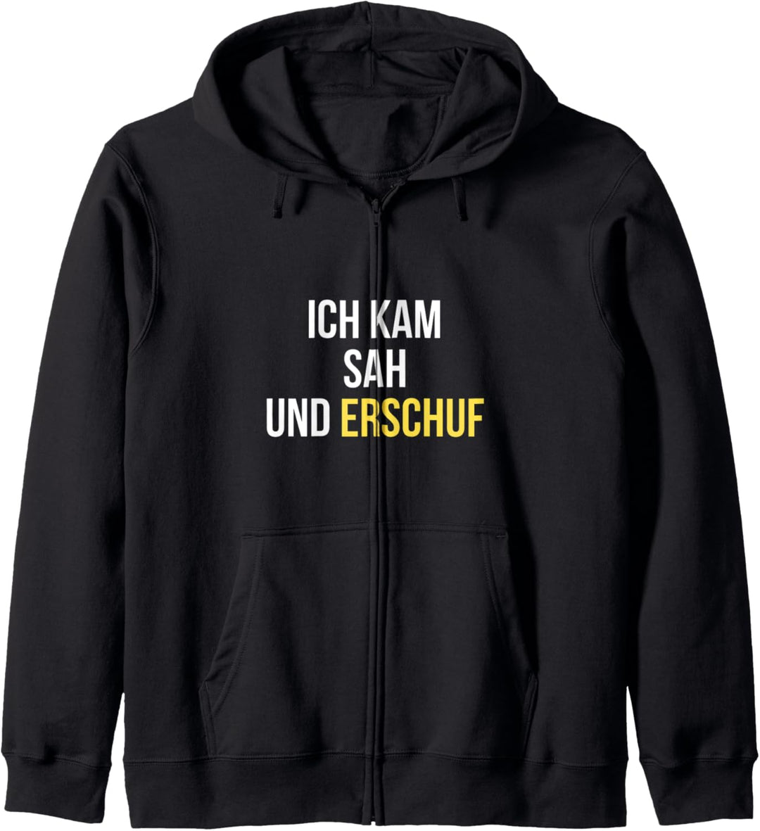 Künstler Geschenk ICH KAM SAH UND ERSCHUF Kapuzenjacke