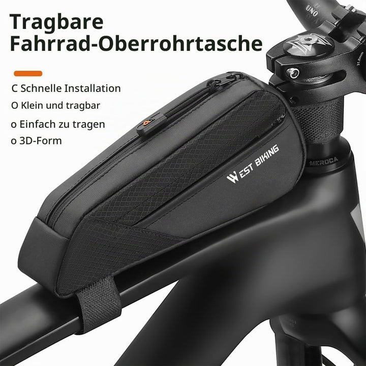 Kavolet 0,5 L Fahrradtasche, Rahmentasche, Fahrradrahmen-Fronttube-Tasche, Fahrrad-Frontrahmentasche