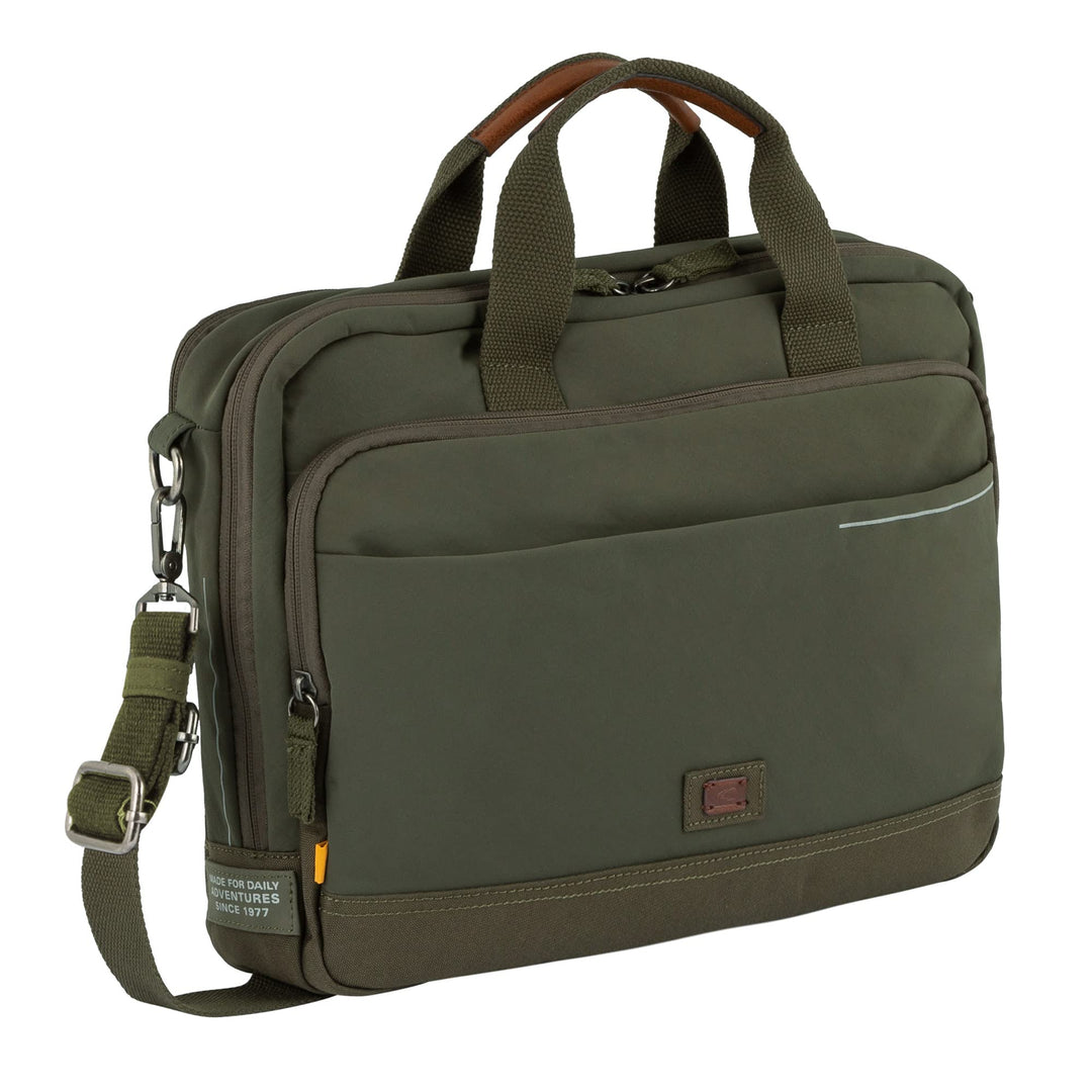 camel active bags City Herren Businesstasche Aktentasche 40,0 x 9,0 x 28,0 Khaki, 40,0 x 9,0 x 28,0