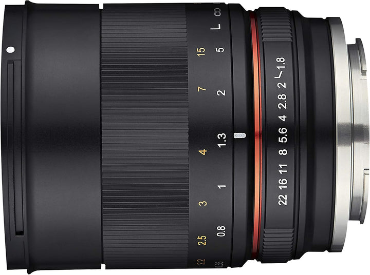 Samyang MF 85mm F1.8 ED UMC CS Sony E – manuelles Objektiv mit 85 mm Festbrennweite für spiegellose