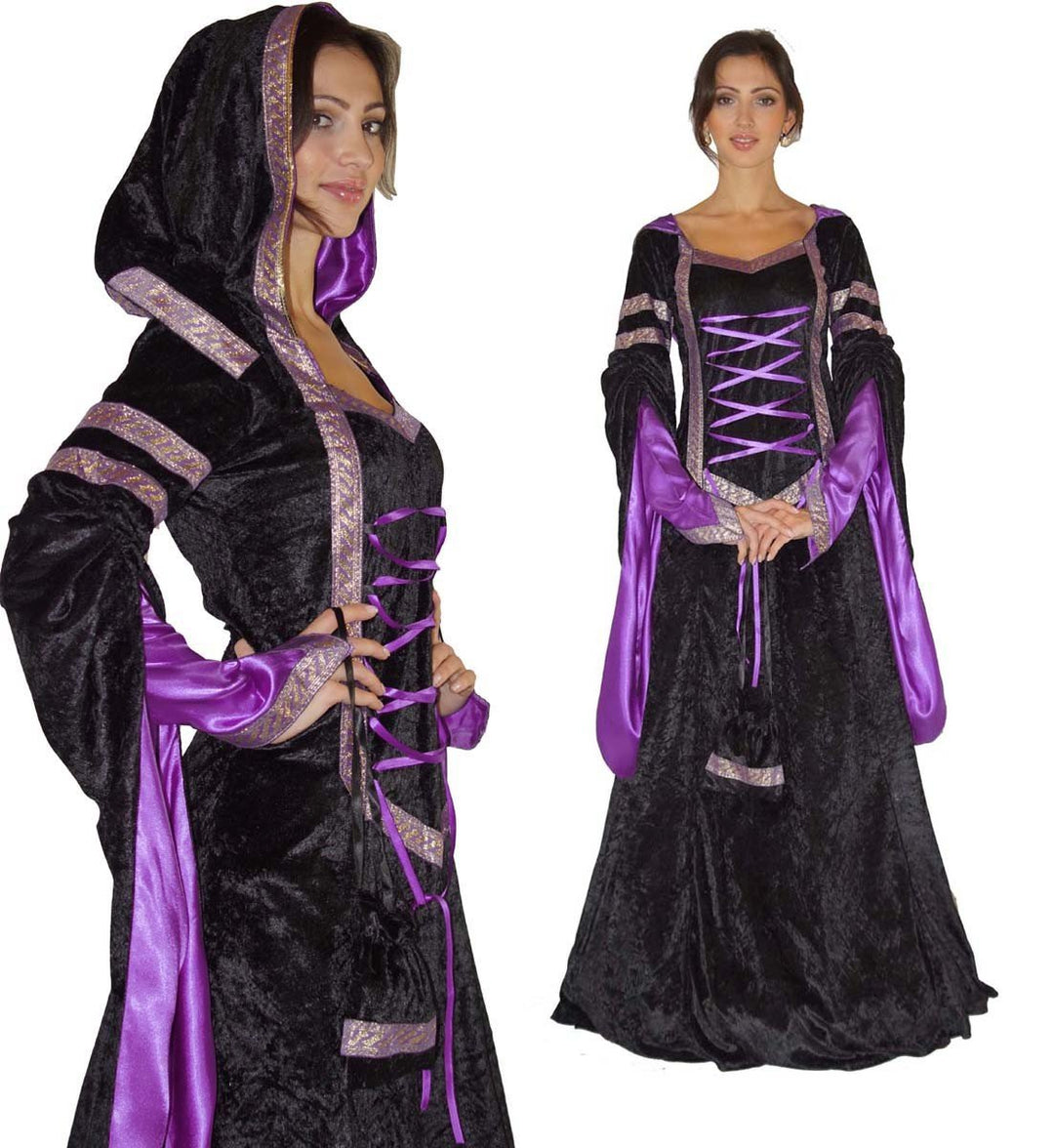MAYLYNN 12202-S-M - Mittelalter Kostüm Melina Burgfräulein, 2-teilig, Grösse S/M, S-M