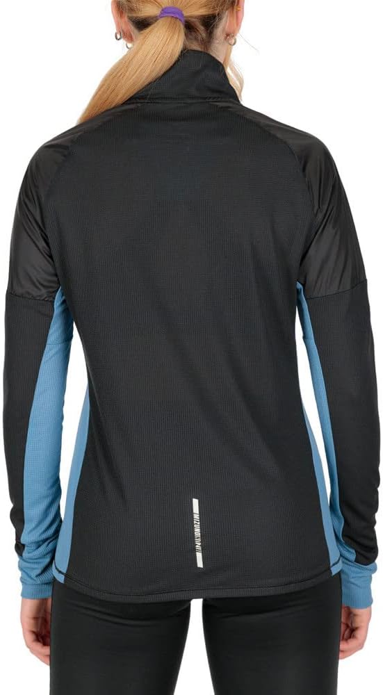 Mizuno Damen Hybrid Ls Tee Shirt S Schwarz, S Schwarz