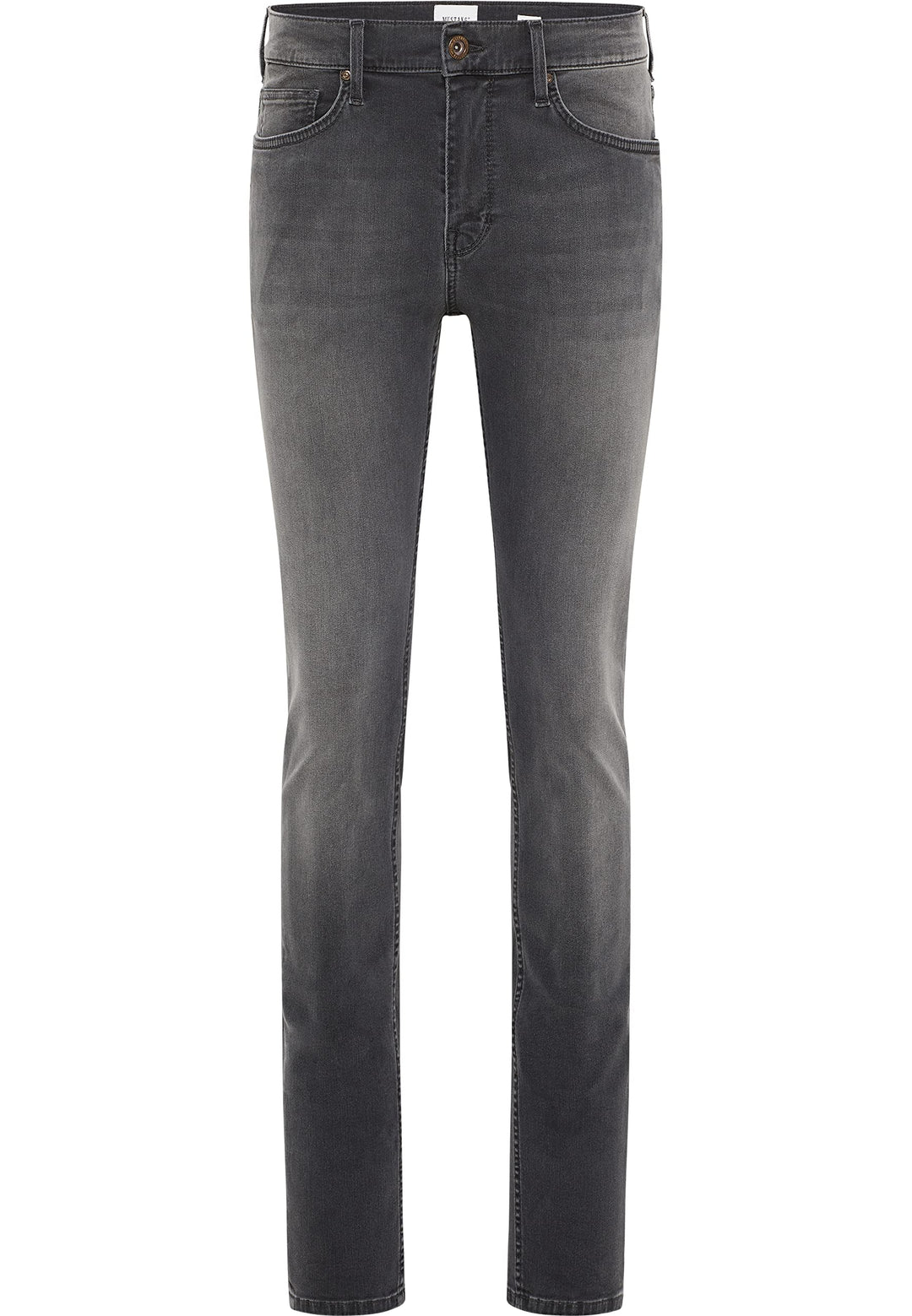MUSTANG Herren Jeans Frisco - Skinny Fit Schwarz - Black Denim W28-W38 Stretch 38W / 32L Tiefschwarz