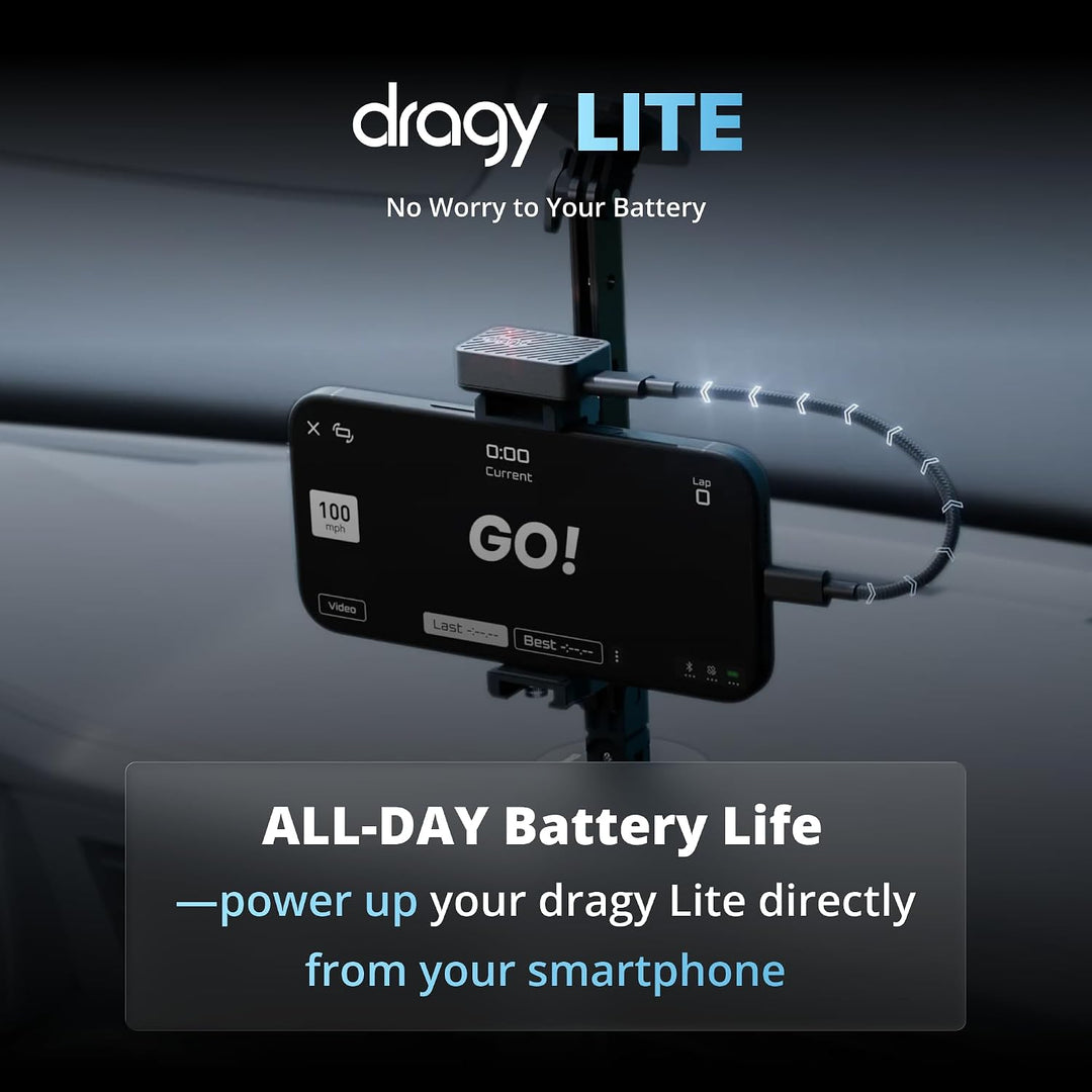 dragy 10Hz GPS basierter Leistungsmesser, 10Hz Laptimer (dragy Lite)
