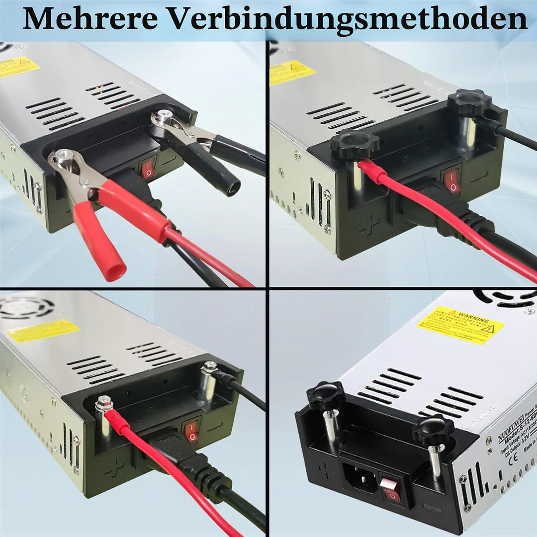 Upgrade Trafo DC 12V 40A 480W Netzteil Transformator Schalternetzteil 230V AC auf DC Netzteil 12Volt