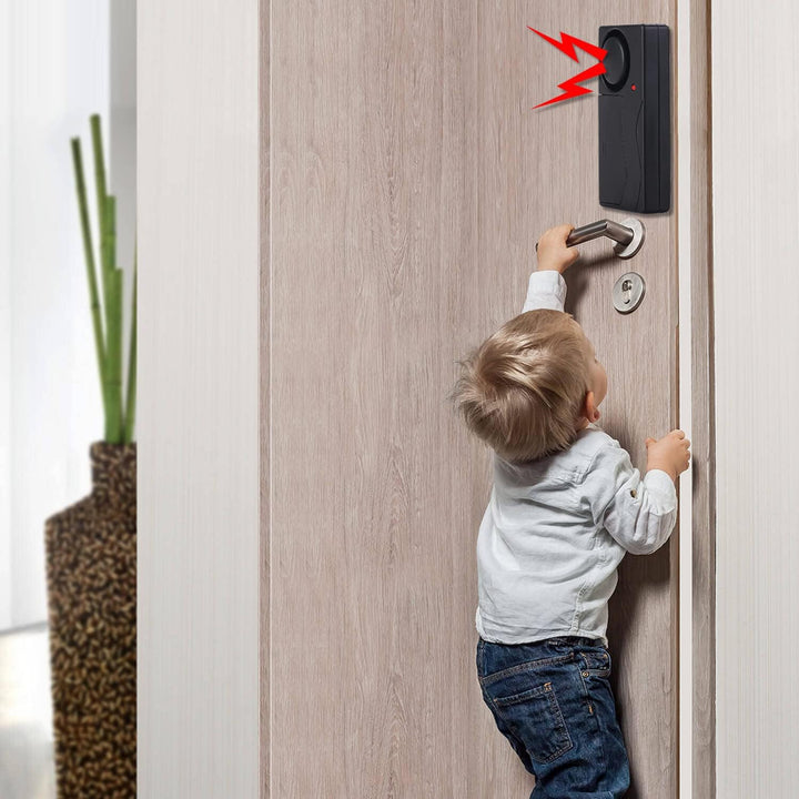 Lancoon 2 Packungen Diebstahlwarnanlage, 110 dB Laute Empfindlichkeit, Einstellbarer Bewegungssensor