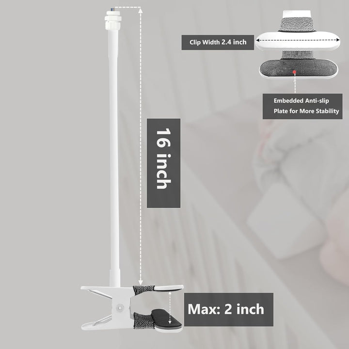 Babyphone Halterung Kompatibel für Babysense HDS2,V43,PRISMA 16 Zoll für Babysense, 16 Zoll für Baby