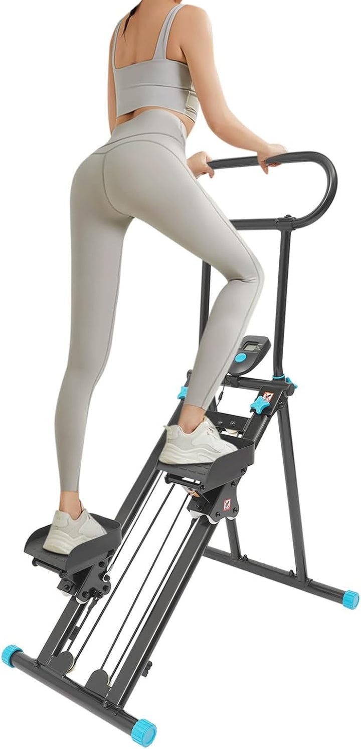 2025 Neues Stair Treppensteiger, Klettermaschine Zusammenklappbar, Stepper für Zuhause, Höhenverstel
