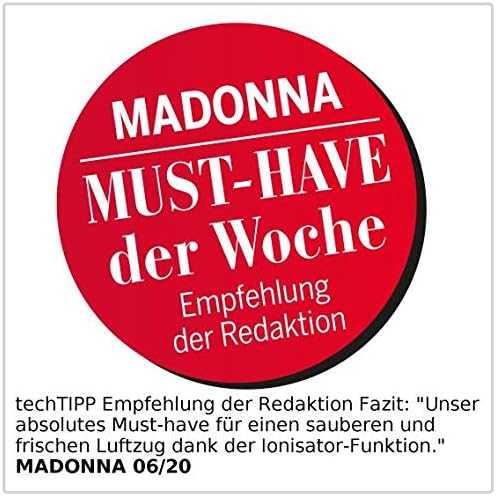 Sichler Haushaltsgeräte Turmventilator leise: 3-stufiger Design-Turmventilator mit Ionisator, 75°-Os