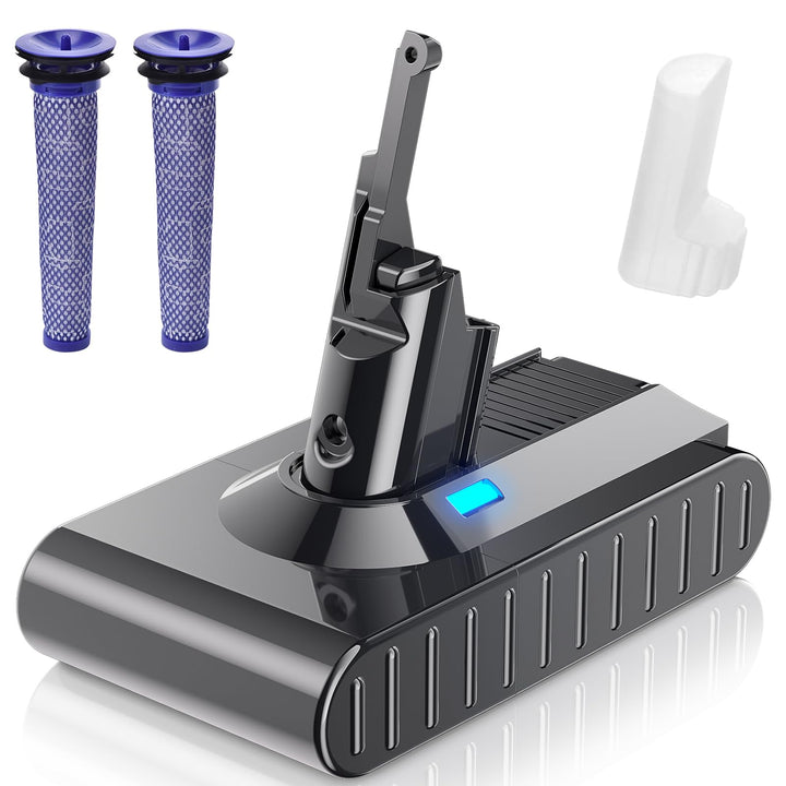 V8 Akku 8000mAh für Dyson, Ersatzakku für Dyson SV10 Kompatibel mit V8 Absolute Animal Fluffy Motörh