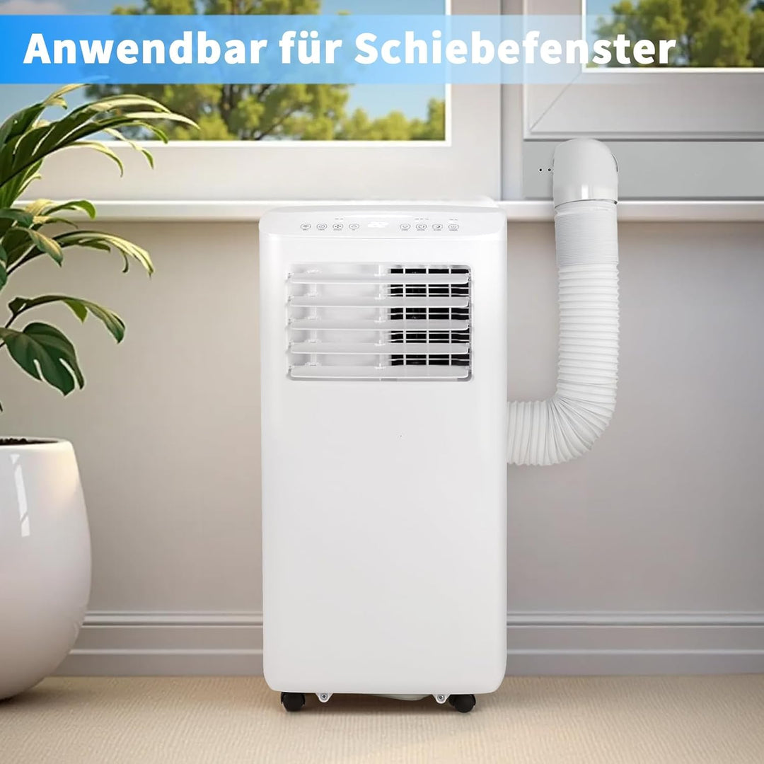 LEADZM Mobile Klimagerät klimaanlage,10000 BTU 1120W, Raumgrösse bis 32㎡,Air Conditioner mit Ablufts