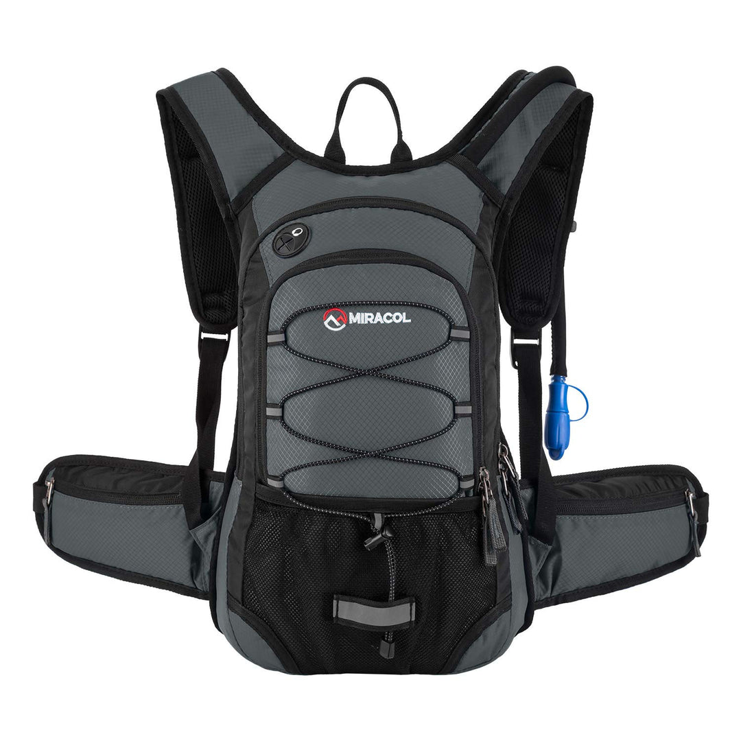 Miracol Trinkrucksack mit 2 l Wasserblase – Thermo-Isolierpack hält Flüssigkeit bis zu 4 Stunden küh