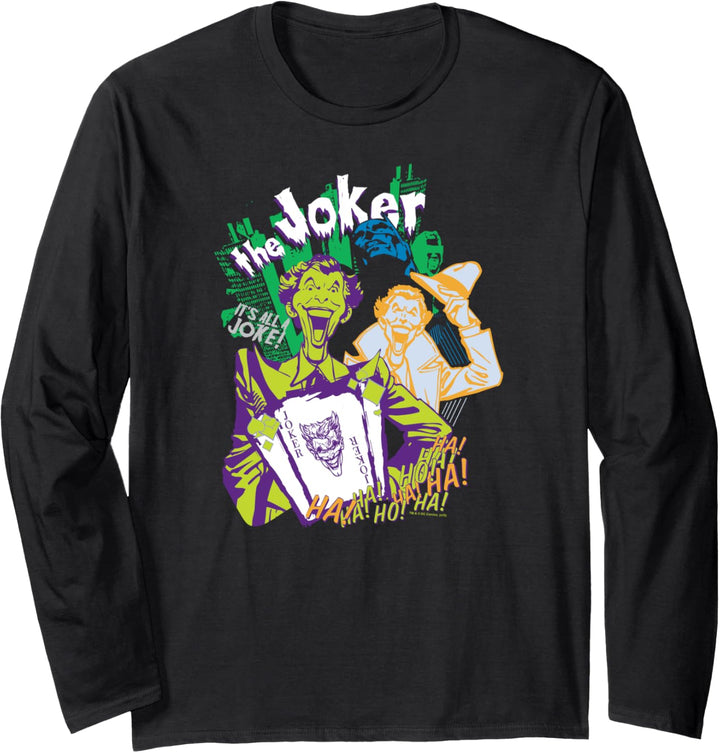 Batman the Joker All a Joke Langarmshirt