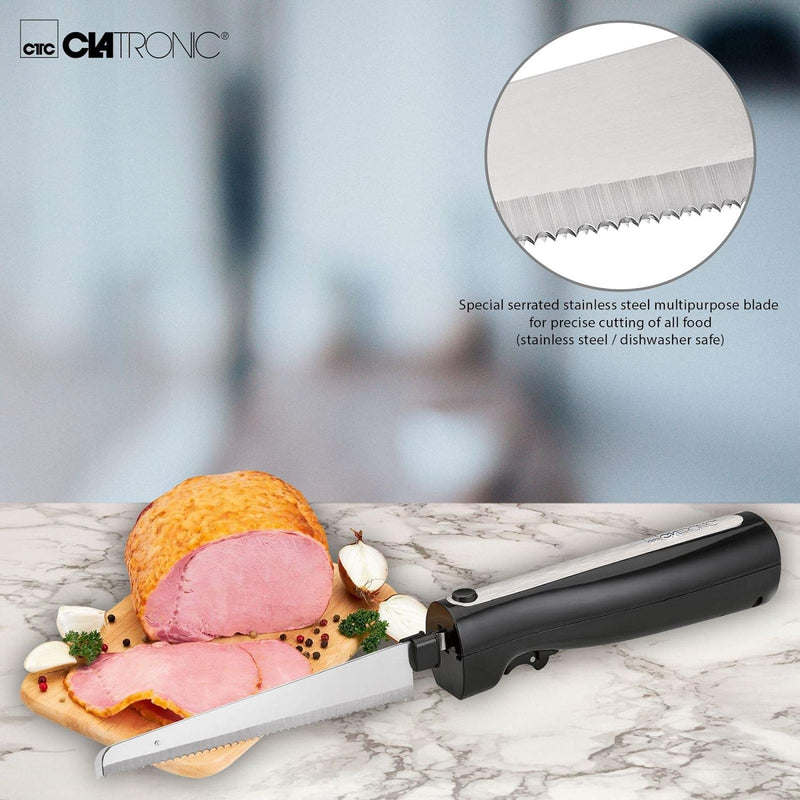 Elektromesser Küche Elektrisches Messer für Fleisch Küchenmesser Elektrisch für Gefriergut (Edelstah