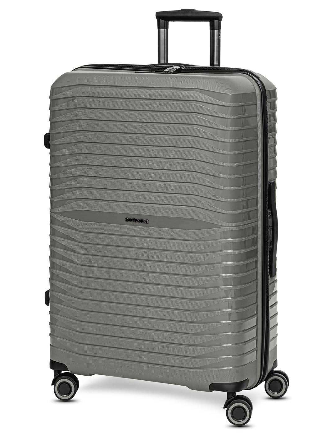 Stratic Shine Koffer gross | Trolley hergestellt aus Bruch- & Kratzfestem Polypropylen mit 4 Rollen,