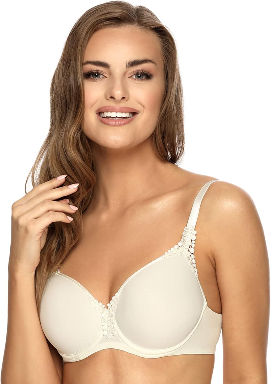 VIANIA! 2er Pack Spacer Bügel BH Carola 151414 70B Cream, 70B Cream