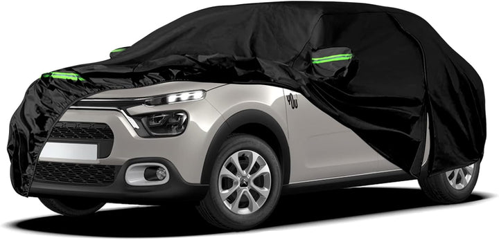 Autoabdeckung Wasserdicht Kompatibel mit Citroën C3 FC/FN/SC/SX/SY 2002-2024, Atmungsaktiv Vollgarag