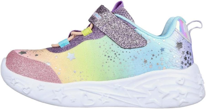 Skechers Mädchen Unicorn Dreams Sneaker 21 EU Purple Textile Multi Trim, 21 EU Purple Textile Multi