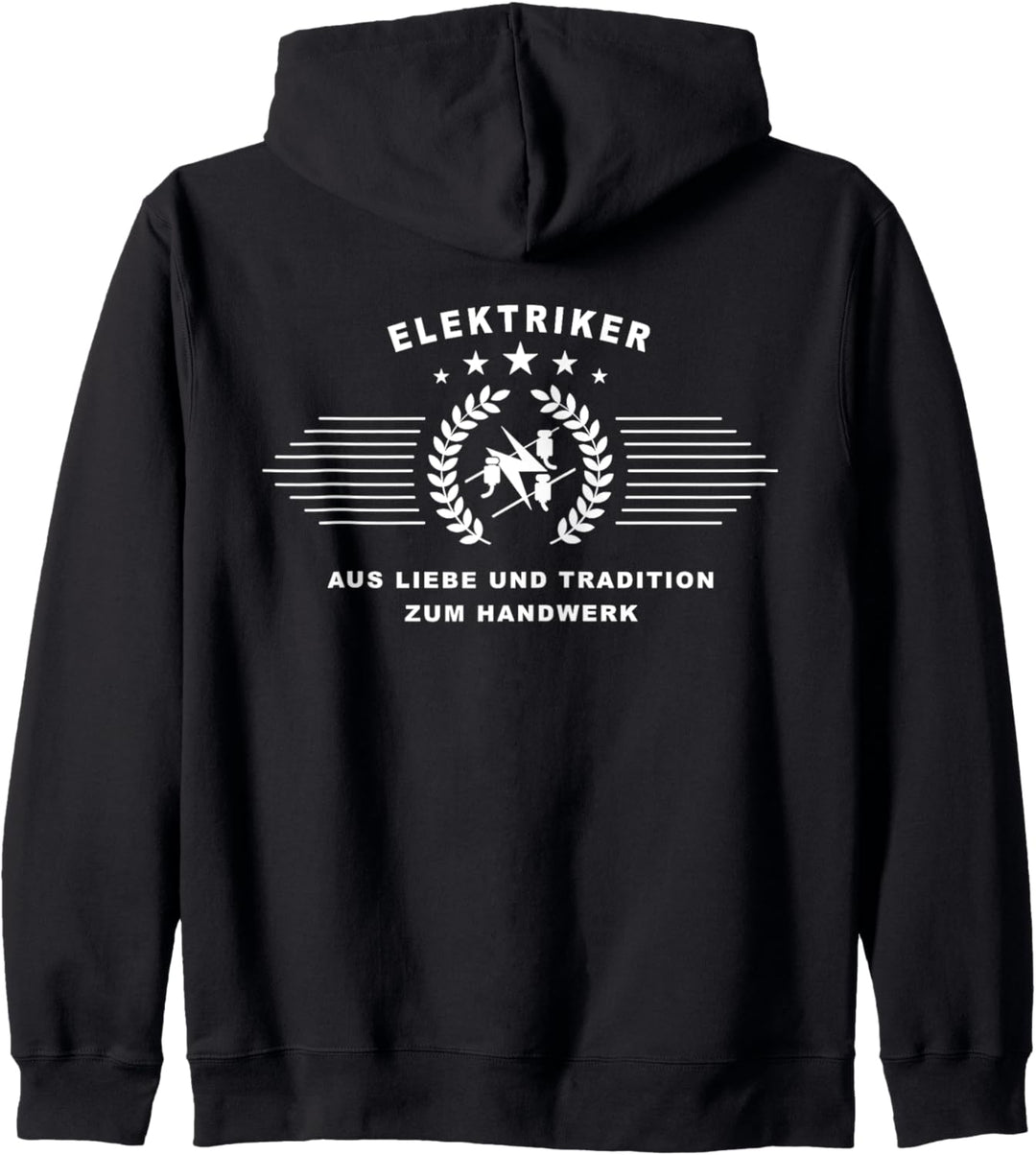 Elektriker aus Liebe und Tradition zum Handwerk Kapuzenjacke