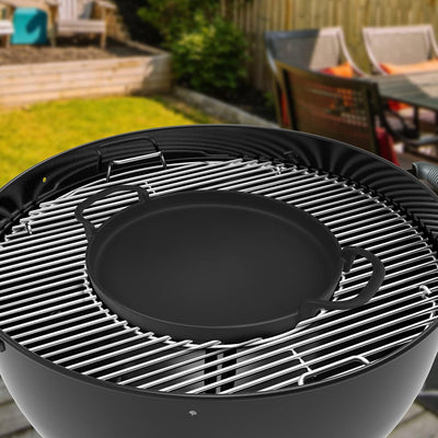 Onlyfire Runde Gusseisen-Pfanne Ø 30,5 cm für Weber Gourmet BBQ System 7421 | Ersatzteile für Weber