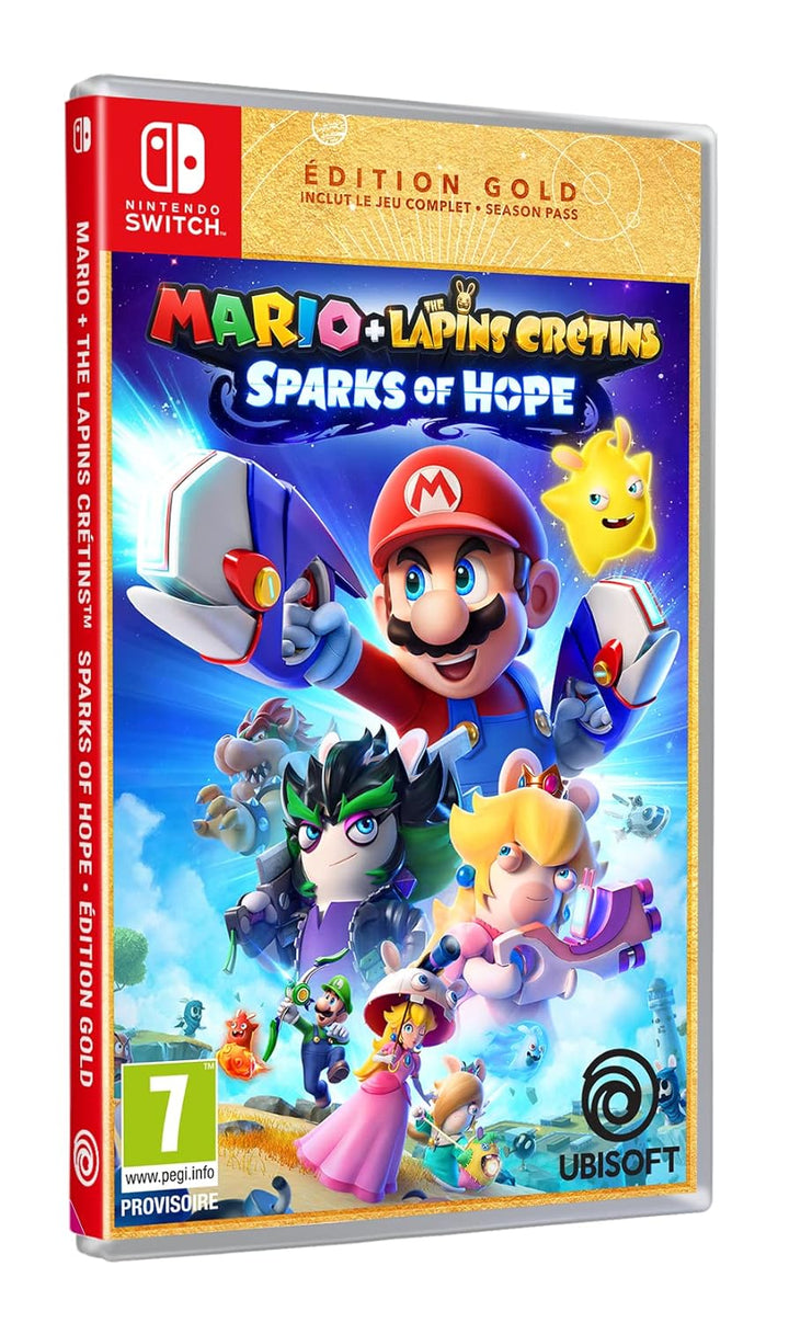 UBI SOFT FRANCE Mario+LAPINS CRETINS S.Gold SWI
