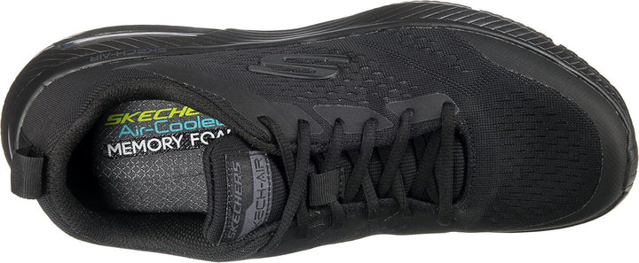 Skechers Herren Dyna-air-pellandKlassische und professionelle Schuhe 39 EU Black Mesh Synthetic Blac