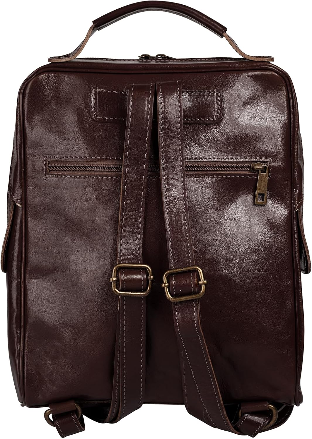piké Rucksack Echt Leder braun Damen - 016046