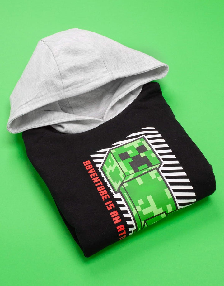 Minecraft Jungen Minecraft_Hoodie Kapuzenpullover (1er Pack) 6-7 Jahre Adventure Creeper, 6-7 Jahre