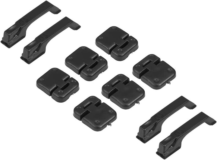 RC Auto Türscharnier & Türgriff, DIY Auto Model Upgrades, Schwarz für 1:10 RC Crawler, Türscharniere