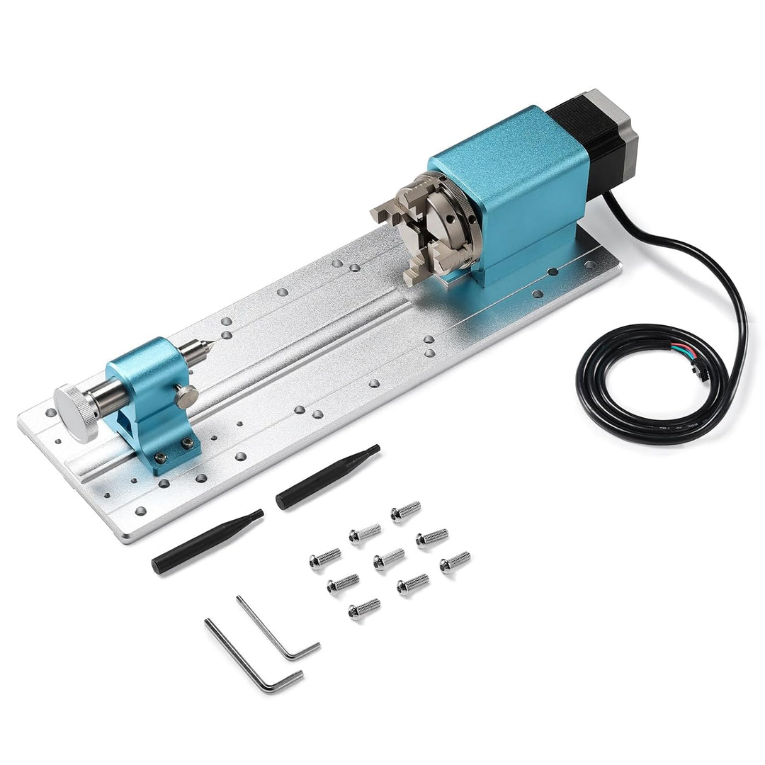Genmitsu Rotationsmodul-Kit für PROVer XL 4030 V1/6050 Plus CNC-Fräsmaschine mit NEMA23 Planetengetr