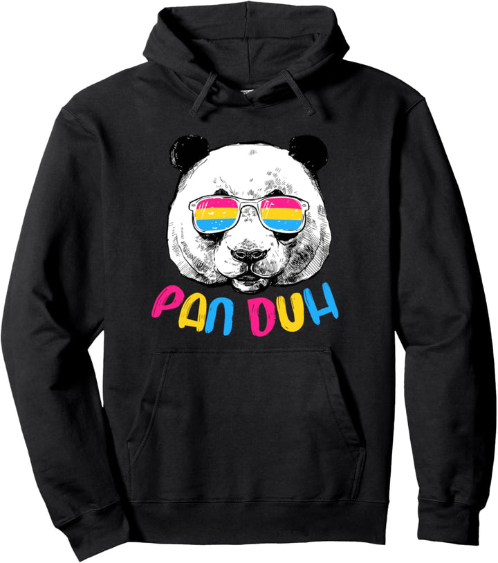 Pan Duh Pansexuelle Stolz Flagge LGBTQ Subtile Stolz Flagge Pullover Hoodie