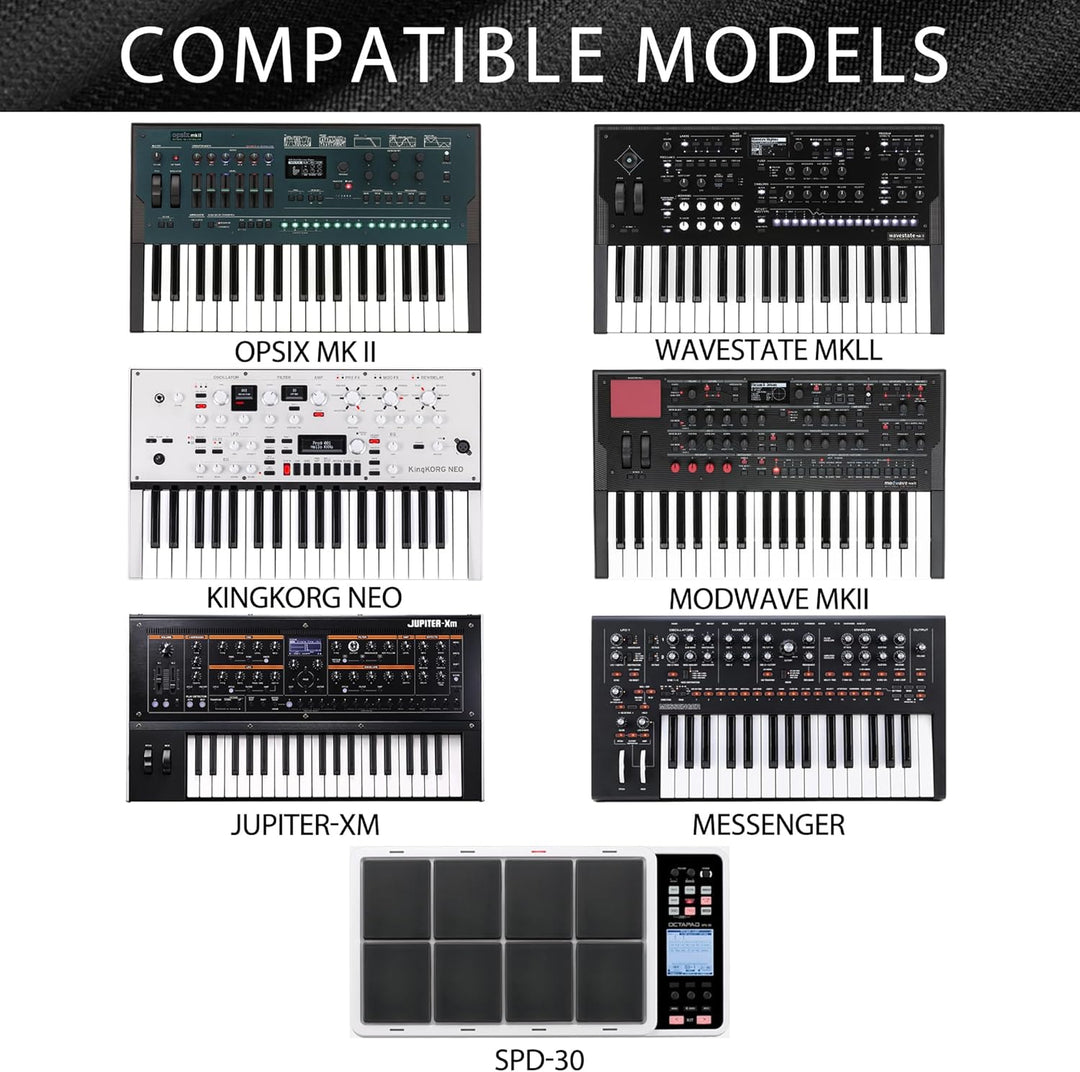 Tastatur-Synthesizer-Staubschutz, kompatibel mit Korg Modwave MK2, Moog Messenger KingKorg NEO, Opsi