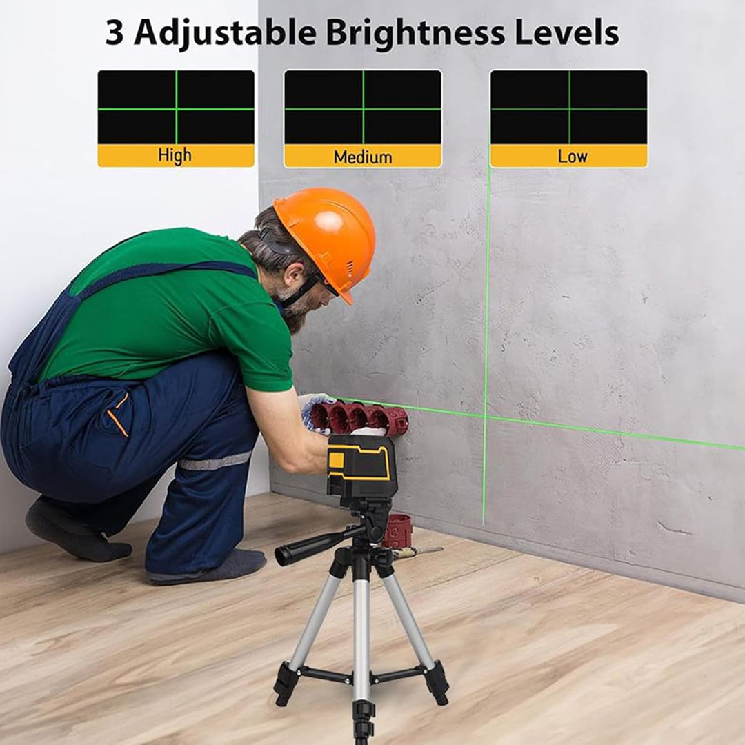 Einstellbare Kreuz Laser Level - Höhenverstellbares Stativ | Kurze Montagezeit Ausgleichs-Set Für Mo