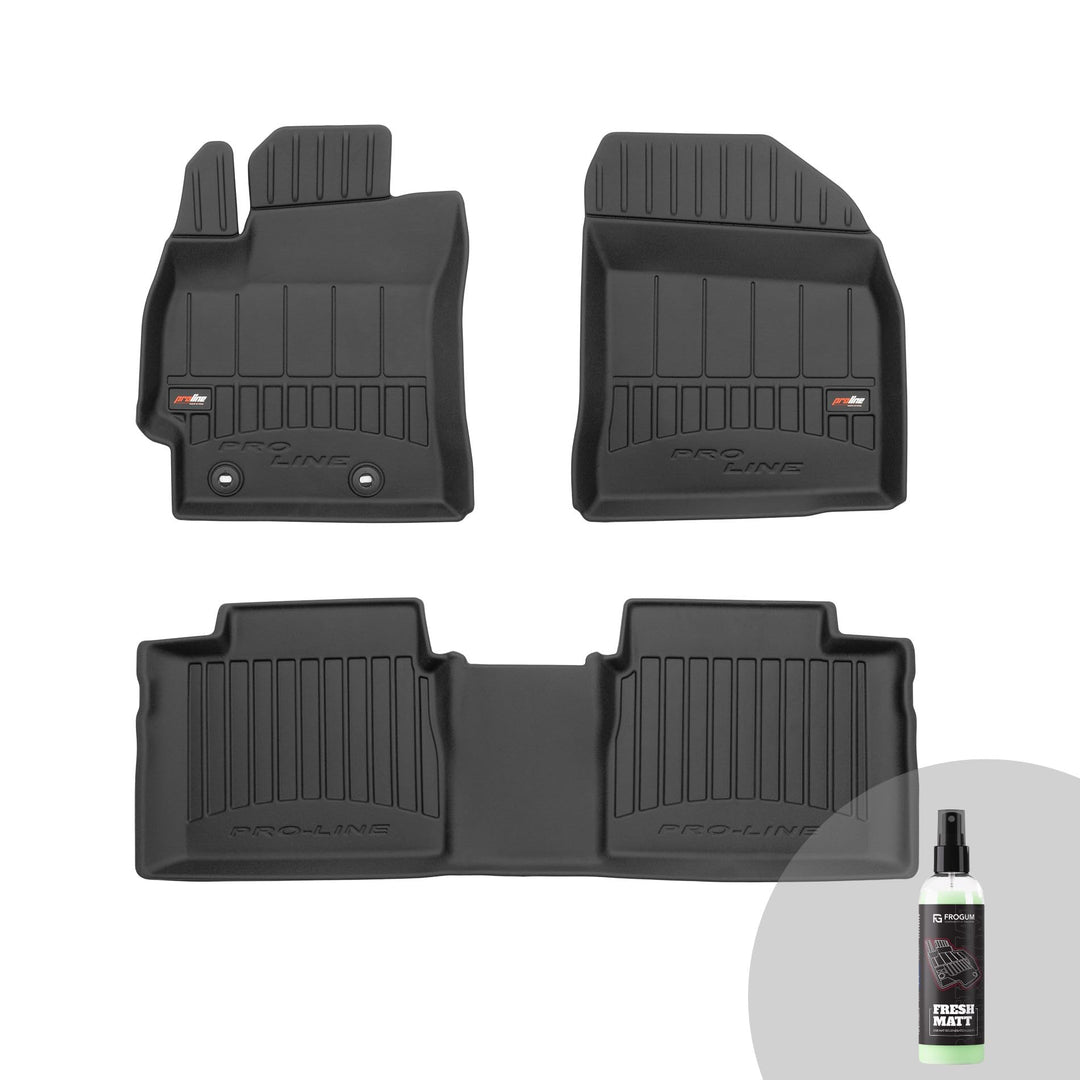 FROGUM ProLine 3D Gummimatten Exklusiven Auto Fussmatten Autofussmatten für Toyota Corolla XI 2013-2
