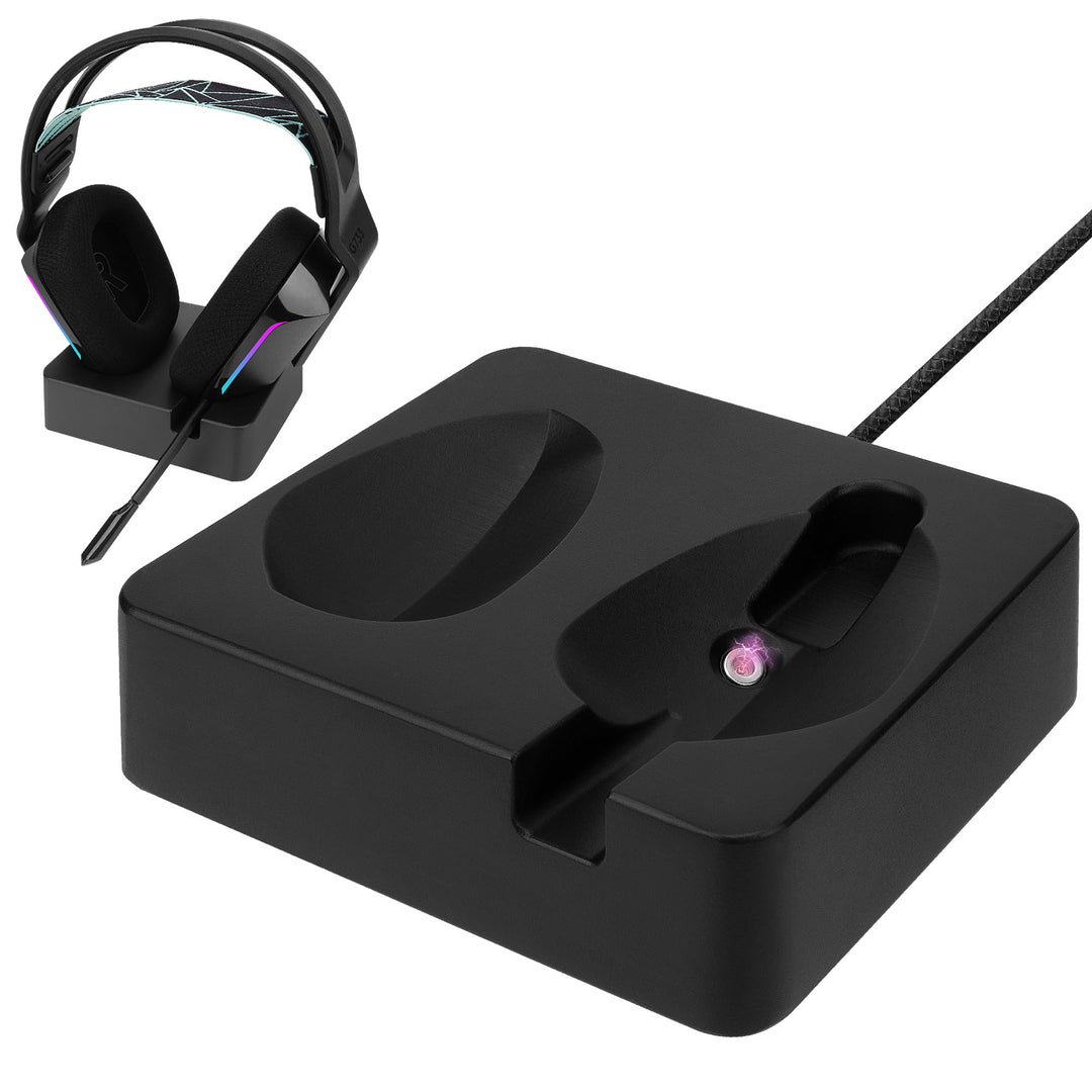 Geekria Kopfhörer Ladeständer für Logitech G733 Lightspeed Wireless Gaming Headset, 3D Printed Resin