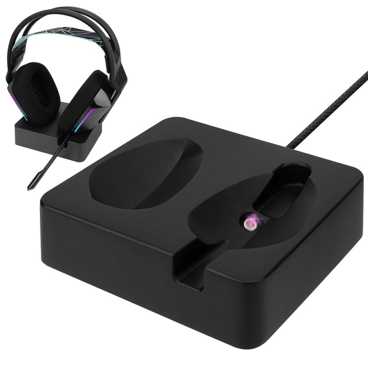 Geekria Kopfhörer Ladeständer für Logitech G733 Lightspeed Wireless Gaming Headset, 3D Printed Resin