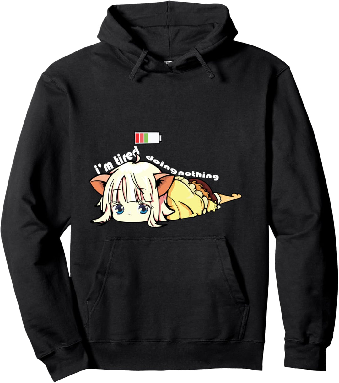I'm müde Anime Print Cosplay Geschenk Pullover Hoodie