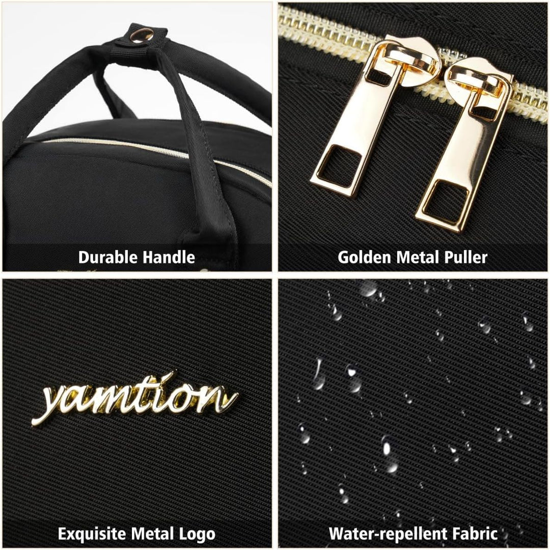 YAMTION Laptop Rucksack Damen 17,3 Zoll,Schulrucksack Mädchen Teenager Schultasche Frauen für Schule