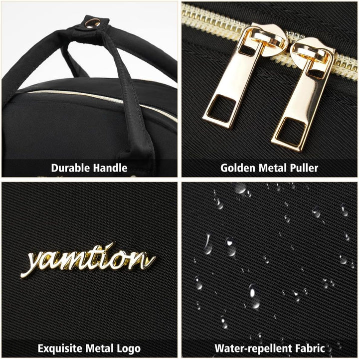 YAMTION Laptop Rucksack Damen 17,3 Zoll,Schulrucksack Mädchen Teenager Schultasche Frauen für Schule