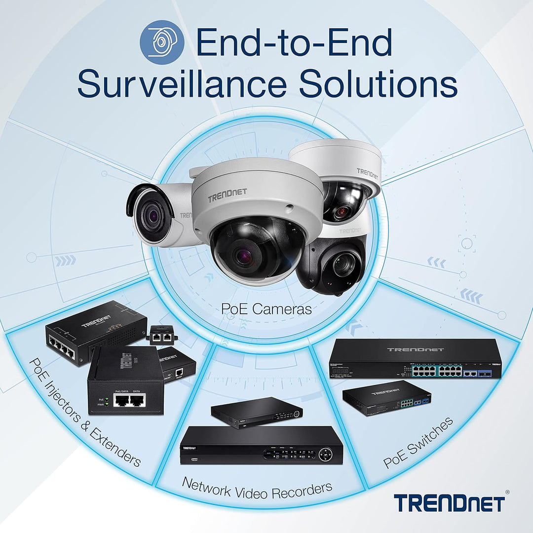 TRENDnet TPE-TG611 6-Port-Gigabit-Poe+-Switch, 4 Gigabit-Poe+-Ports, 1 Gigabit-Port, 1 SFP-Steckplat